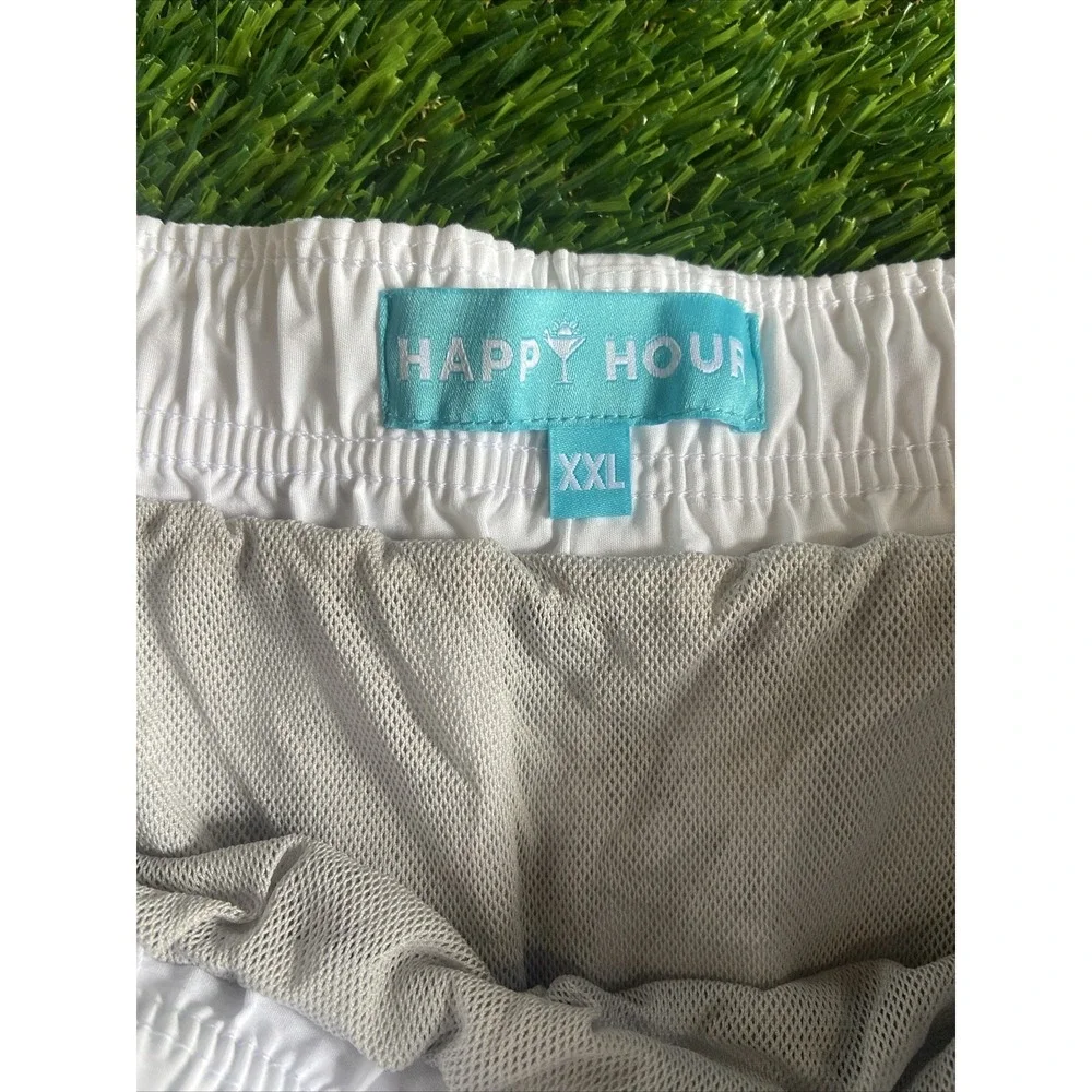 Happy Hour Men's Tie-Dye Board Short Swim Trunk Size XXL EUC